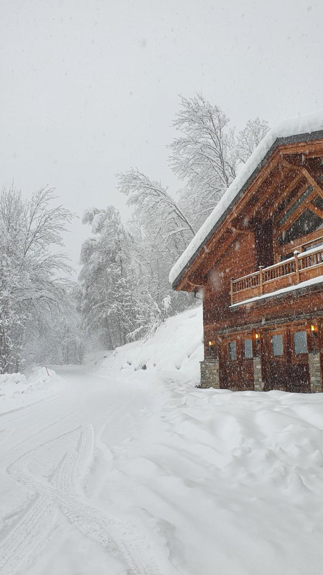 Chalet Entier 110M2 Avec Vue Et Sauna A 10 Min Des Pistes Сент-Фуа-Тарентез Экстерьер фото